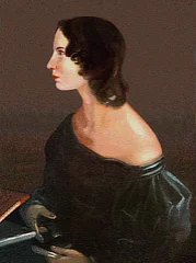 Emily's profile restored from the Gun Group portrait